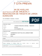 Internet Cita Previa: Policia-Toma de Huellas (Expedición de Tarjeta) Y Renovación de Tarjeta de Larga Duración