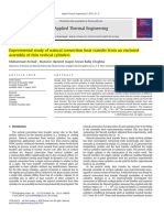 Experimental Study of Natural Convection Heat Transfer From An Enclosed