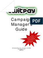 Twitpay Campaign Manager's Guide