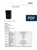 Fisa Tehnica Dahua VTO2111D-WP PDF
