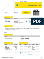 Print Itinerary (Roman Kinjung Cotabato-Zamboanga)