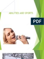 Abilities and Sports