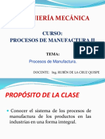 Proceso Manufactura PMII 04 GT