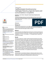 Dedifferentiated Chondrosarcoma: Radiological Features, Prognostic Factors and Survival Statistics in 23 Patients