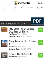 Best Video Games of All Time - Metacritic