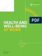 Health and Well Being at Work (2018)