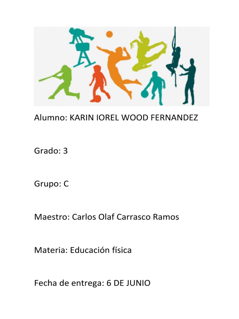 Proyecto De Educacion Fisica 1 Descargar Gratis Pdf Pelota Deportes