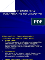 Prinsip Dasar Gerak Persyarikatan Muhammadiyah