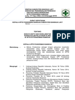 Sk. 9.1.2.ep.2 Budaya Mutu Dan Keselamatan Pasien Dalam Pelayanan Klinis Di Uptd Di Puskesmas Banggai