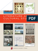 Literature & Cultural Studies 2019 Brochure