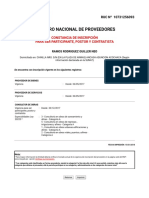 Inscripción RNP Proveedor Bienes, Servicios y Consultor Obras Ramos Rodriguez