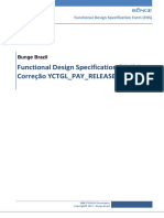 Functional Design Specification (FDS) Form Correção YCTGL - PAY - RELEASE