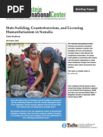 State-building, Counterterrorism, and Licensing Humanitarianism in Somalia
