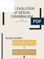 The Evolution of Sexual Cannibalism Presentation