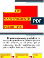 Unidad IV Mantenimiento Predictivo