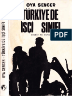 Oya Sencer Türkiye'de İşçi Sınıfı Doğuşu Yapısı 