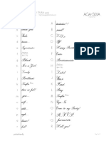 TruflaWords FontCharMap PDF