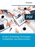 White Paper on Project Scheduling Techniques 1