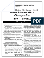 Peb-Jp 2013 Peb II - Geografia Prova Tipo 01 PDF
