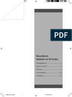 Bouwfysica Tabellen en Formules PDF