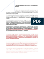 Ensayo Potencialidades Que Tiene La Ingeniería Para Superar La Crisis Ambiental a La Luz de La Categoría Biomímesis