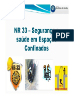 NR 33 - Segurança e Saúde em Espaços