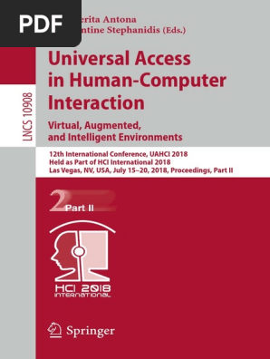 [Lecture Notes in Computer Science 10907] Margherita Antona 