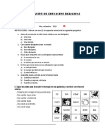 Evaluación de Educación Religios1