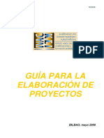 Guía para La Elaboración de Proyectos - Instituto Vasco