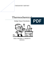 Thermochemical: Chemistry Report