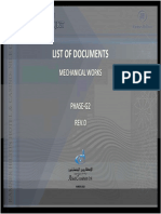 HVAC DWG-List of Documents