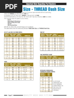 Dash Size Equivalents Reference Chart | PDF | Mechanical Engineering