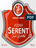 Etiqueta Vodka 1