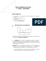 TEORIA Tabla Periódica Actual