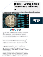 Hackearon Casi 700.000 Sitios y Se Habr... Bado Millones en Bitcoins