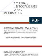 Module 7 - Legal, Ethical, & Social Issues in