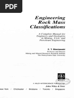Bieniawski (1989) Engineering Rock Mass Classifications | PDF
