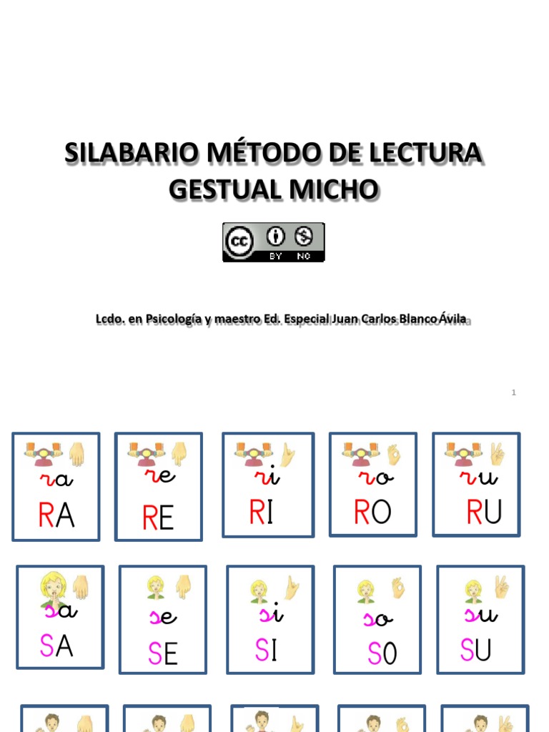 Silabas Metodo Micho2 | PDF