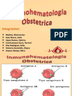 Inmunohematología Obstetrica