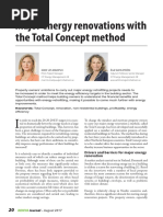 REHVA Major Energy Renovations With the Total Concept Method