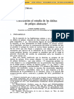 Delitos de Peligro Abstracto - Barbero PDF