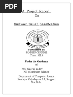 Raway Reservation System C