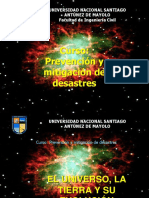 Curso Prevención Mitigación Desastres UNI Santiago