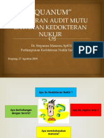 Gambaran Audit Mutu Layanan Kedokteran Nuklir