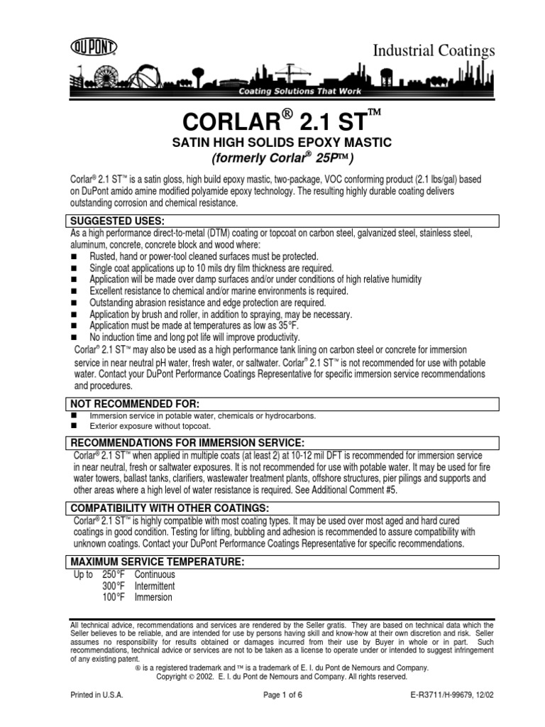 Standard External Base Coating | PDF | Epoxy | Cookware And Bakeware