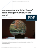The Japanese Words for _space_ Could Change Your View of the World — Quartz