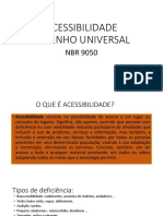 Desenho de Arquitetura - Acessibilidade