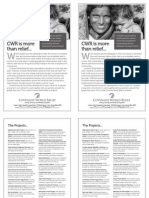CWR Fall Bulletin Insert, black and white