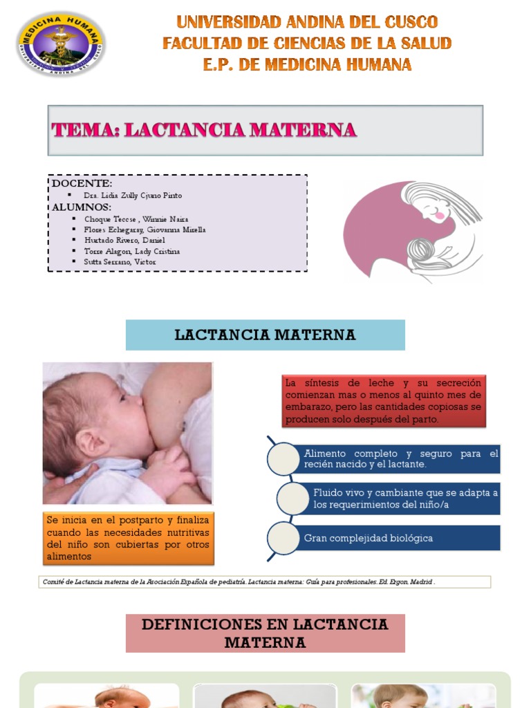 Expo de Lactancia Materna | PDF | Amamantamiento | Leche
