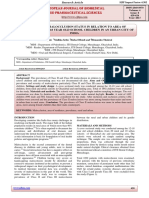 Assessing Malocclusion Prevalence by Area and Gender